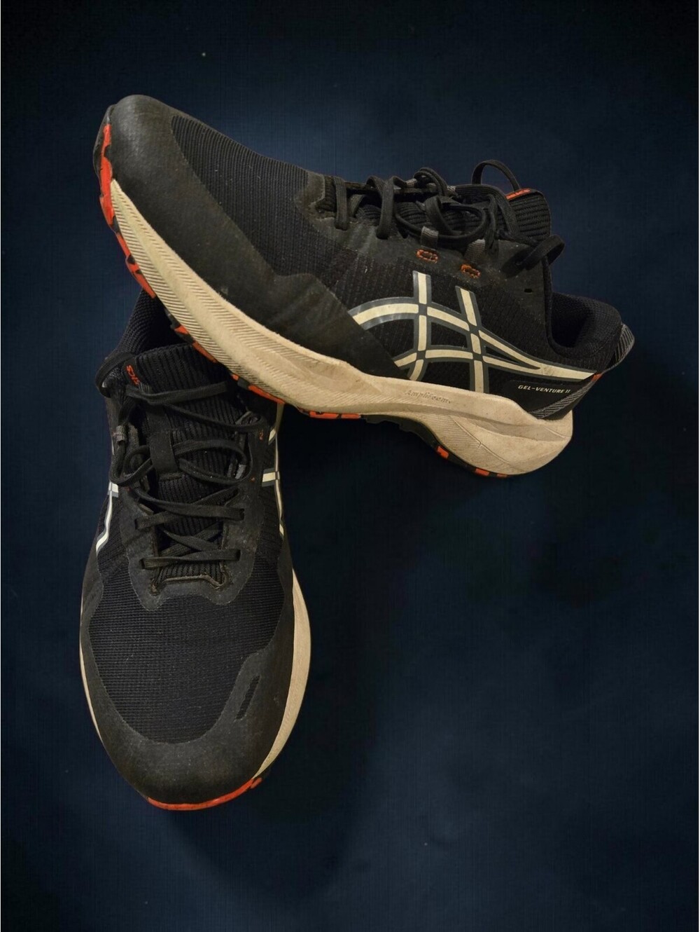 ASICS GEL-Venture 9 Extra Wide 4E Men's 11 Trail Running Shoes Black